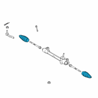 OEM Toyota Yaris Boot Kit Diagram - 45535-09240