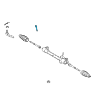 OEM 2014 Toyota Yaris Steering Gear Mount Bolt Diagram - 90119-12419