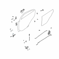 OEM 2000 Kia Spectra Bolt-Checker Diagram - 0K9A158274