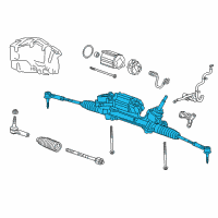 OEM 2015 Buick LaCrosse GEAR ASM-ELEC BELT DRV RACK & PINION STRG Diagram - 84494624