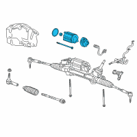 OEM 2015 Chevrolet Volt Motor Assembly Diagram - 39240649