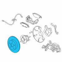 OEM Chevrolet Cruze Rotor Diagram - 23118282
