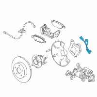 OEM Chevrolet Volt Rear Speed Sensor Diagram - 13470643