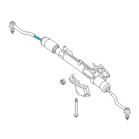 OEM 2012 Nissan Altima Socket Kit-Tie Rod, Inner Diagram - 48521-JA00A