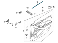 OEM 2021 Kia Seltos W/STRIP-Fr Dr Belt I Diagram - 82230Q5000