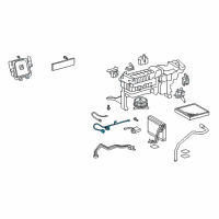 OEM Lexus LS460 Harness Assy, Air Conditioner, NO.2 Diagram - 82212-50050