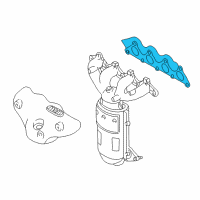 OEM 2003 Hyundai Accent Gasket-Exhaust Manifold Diagram - 28521-26600