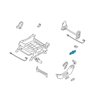 OEM Hyundai Santa Fe Switch Assembly-Power Front Seat LH Diagram - 88521-0W110-J4