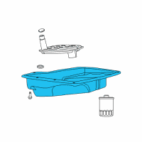 OEM Ram Dakota Pan-Transmission Oil Diagram - 4736676AA