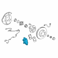 Genuine Toyota Caliper diagram