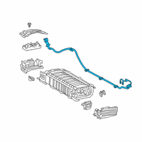 OEM Toyota Corolla Battery Cable Diagram - 821H1-12010