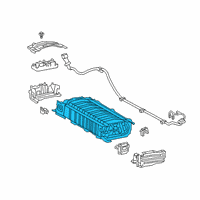 OEM 2020 Toyota Corolla Battery Assembly, Hv Sup Diagram - G9510-47130