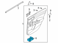 OEM 2022 Kia Carnival Unit Assy-Power Wind Diagram - 93581P2000