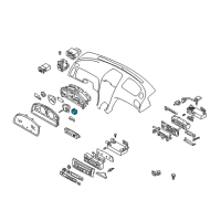 OEM 2001 Nissan Maxima Meter Assy-Fuel Diagram - 24830-2Y900