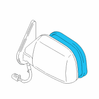 OEM 2000 Toyota 4Runner Glass Diagram - 87931-3D020