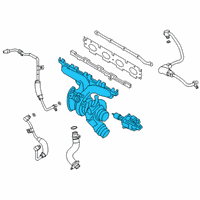 OEM 2021 BMW 330e EXCHANGE TURBOCHARGER WITH E Diagram - 11-65-8-662-073