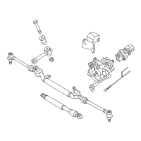 OEM 2008 Chrysler Crossfire Power Steering Rack Gear Diagram - 5096644AA