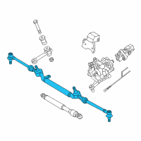 OEM 2005 Chrysler Crossfire Clamp-Tie Rod Diagram - 5098996AA