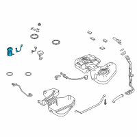 OEM 2013 Lincoln MKS Fuel Pump Diagram - DG1Z-9H307-S