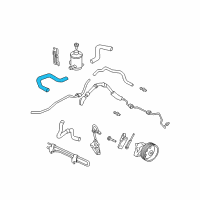 OEM 2006 Honda Pilot Hose, Oil Tank Diagram - 53733-S9V-A02