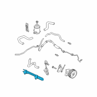 OEM 2003 Honda Pilot Cooler, Power Steering Oil Diagram - 53765-S9V-A00