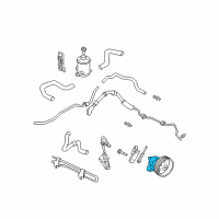 OEM Honda Pilot Pump Sub-Assembly, Power Steering Diagram - 56110-PVF-A01