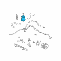 OEM 2007 Honda Pilot Tank, Power Steering Oil Diagram - 53701-S9V-A01