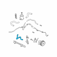 OEM Acura MDX Hose, Oil Cooler Diagram - 53732-S3V-A01