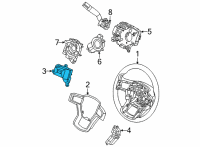 OEM 2019 Ford F-150 Cruise Switch Diagram - FL3Z-9C888-CB