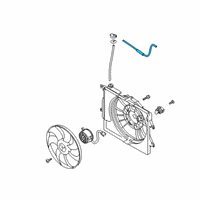 OEM Hyundai Venue Hose-Reservoir Diagram - 25443-H5000