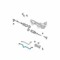 OEM 2009 Ford Explorer Pressure Tube Diagram - 7L2Z-3A717-A