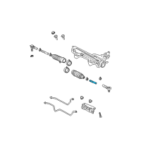 OEM 2003 Ford Explorer Inner Tie Rod Diagram - 1L2Z-3280-DA