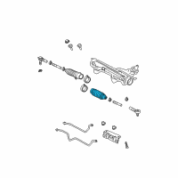 OEM Mercury Mountaineer Boot Diagram - 6L2Z-3K661-A