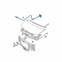 OEM GMC Release Cable Diagram - 15751510