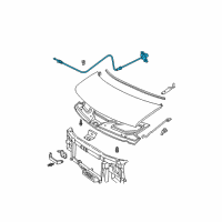 OEM 2007 GMC Savana 2500 Release Cable Diagram - 15751510