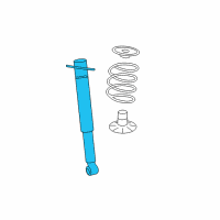 OEM 2008 Saturn Aura Shock Diagram - 25831692