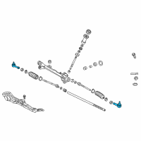 OEM 2019 Kia Niro End Assembly-Tie Rod, LH Diagram - 56820K4000