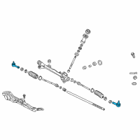 OEM 2020 Hyundai Ioniq End Assembly-Tie Rod, RH Diagram - 56825-G2500