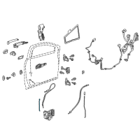 OEM 2022 Cadillac XT5 Lock Rod Diagram - 23140649