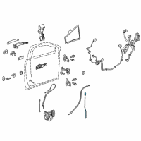 OEM 2022 Cadillac XT5 Lock Rod Diagram - 23422470