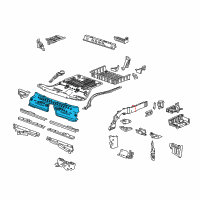 OEM Cadillac Floor Pan Diagram - 84137603