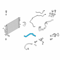 OEM 2016 Ford Fusion Upper Hose Diagram - DG9Z-8260-E