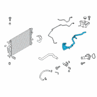 OEM 2015 Lincoln MKZ Water Hose Diagram - DG9Z-18472-V