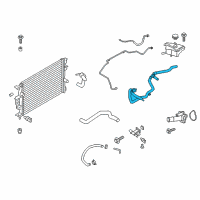 OEM 2016 Ford Fusion Water Hose Diagram - DG9Z-18472-V