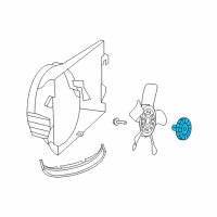 OEM Ram 2500 Clutch-Fan Diagram - 55057087AA