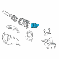 OEM Acura Switch Assembly, Wiper Diagram - 35256-TZ4-K51