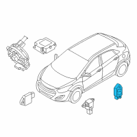 OEM Hyundai Elantra GT Sensor Assembly-Side Impact Diagram - 95920-G3000