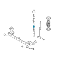 OEM Nissan Juke Cover Assembly-Bound Bumper, Rear Diagram - 55248-1KA0A