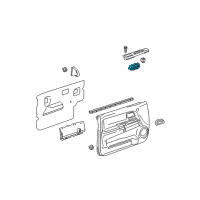 OEM Chevrolet Colorado Window Switch Diagram - 25779766