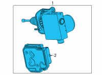 OEM Chevrolet Trailblazer ABS Control Unit Diagram - 42742904